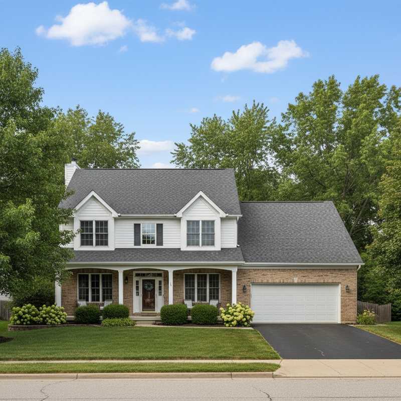 Professional roof replacement crew installing new asphalt shingles on residential home in Durham, North Carolina