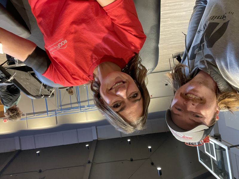 Joscelyn & Dan at the 2025 blood drive.