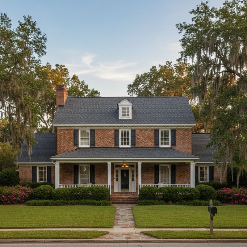 Homeowner reviewing detailed roof replacement cost estimate with certified contractor in Apex, North Carolina
